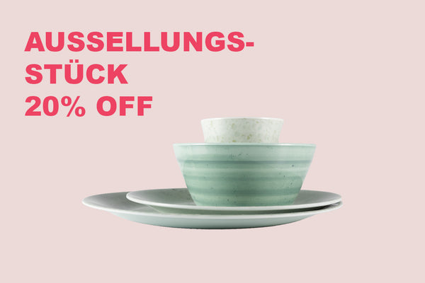 Rocket Geschirrset 16-teilig "Pastel Green" [UNIVERSELL]